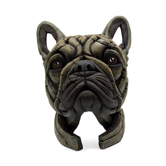 EDGE French BULLDOG Brown Bust Statue by Matt Buckley 12 x 9.5" - Picture 1 of 10